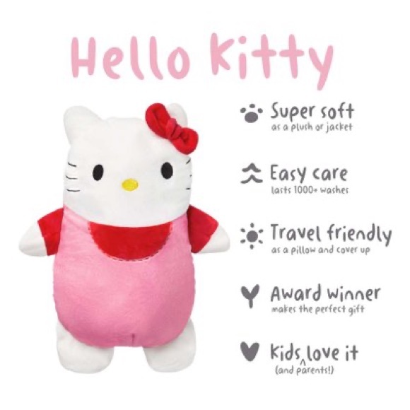 Cubcoats | Hello Kitty Plush Toy Zip Hoodie - Girls - Picture 2 of 6